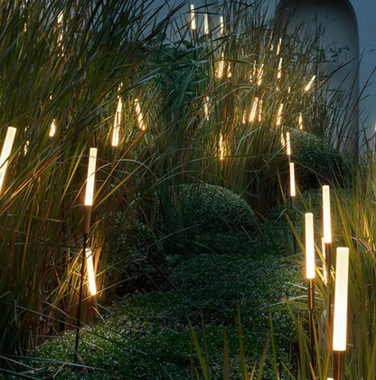 Solar LED garden lights on a spike – modern lighting for paths and flower beds 6
