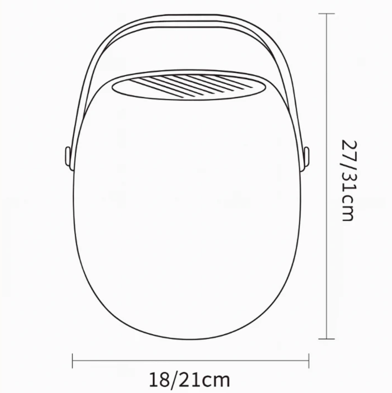Portable LED lamp with handle – a wireless decorative lamp for interiors and gardens 6
