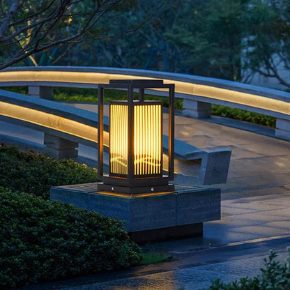 Modern standing garden lamp – decorative outdoor lighting 4