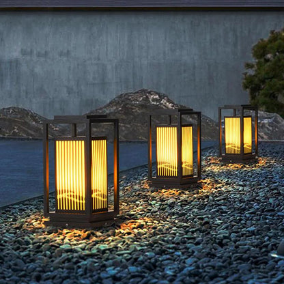 Modern standing garden lamp – decorative outdoor lighting 6