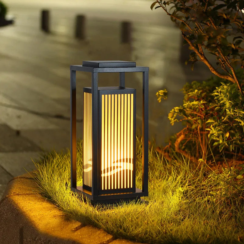 Modern standing garden lamp – decorative outdoor lighting 0