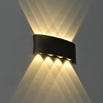 Modern waterproof LED wall lamp with multi-point up/down light 1