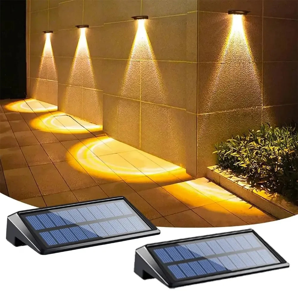 Solar LED lamp for wall and fence 2