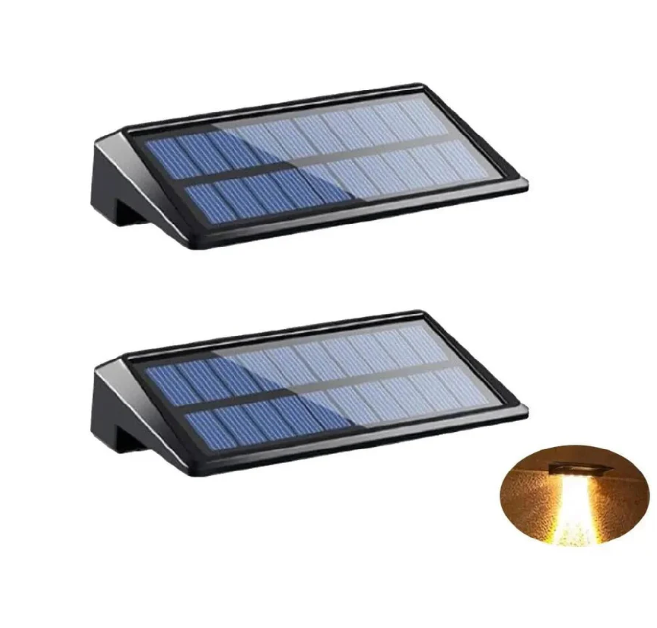 Solar LED lamp for wall and fence 4