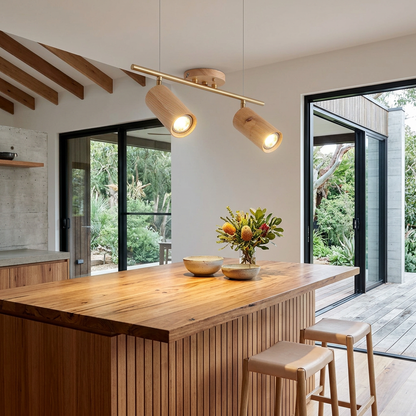Elara Haus Architectural Wooden Bar Spotlight