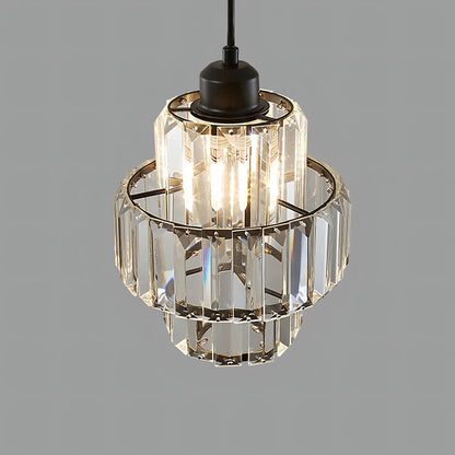 Elegant Glass Crystal Pendant Lamp – Glamour Style 9