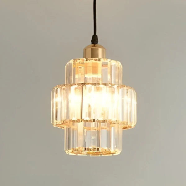 Elegant Glass Crystal Pendant Lamp – Glamour Style 0
