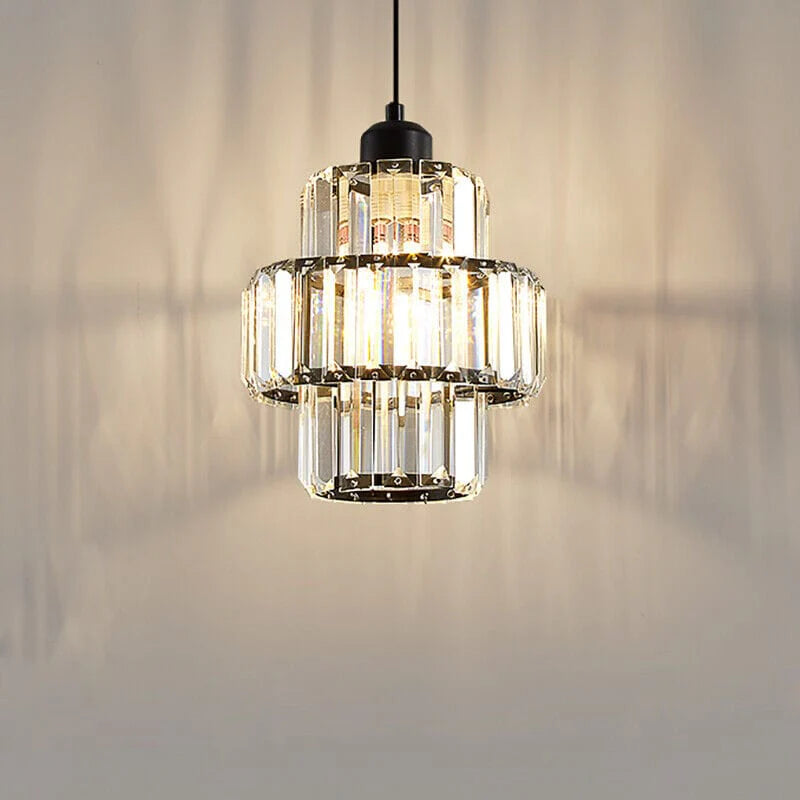 Elegant Glass Crystal Pendant Lamp – Glamour Style 3