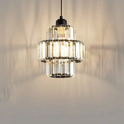 Elegant Glass Crystal Pendant Lamp – Glamour Style 3