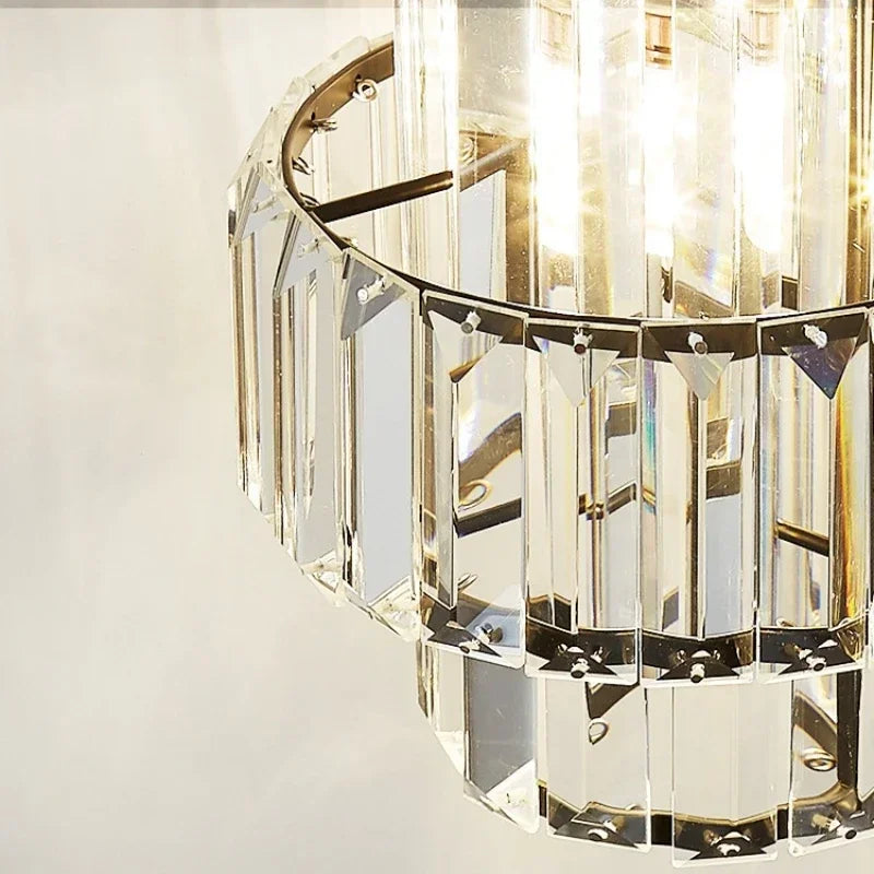 Elegant Glass Crystal Pendant Lamp – Glamour Style 4