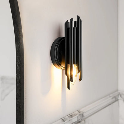Minimalist 1-Light Simple Small Strip Wall Sconce For Bedside Bathroom 0