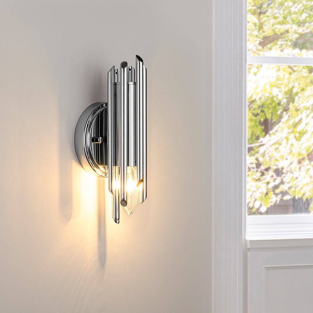 Minimalist 1-Light Simple Small Strip Wall Sconce For Bedside Bathroom 1