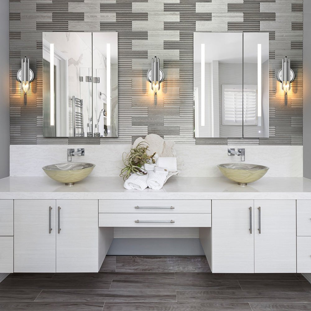 Minimalist 1-Light Simple Small Strip Wall Sconce For Bedside Bathroom 2