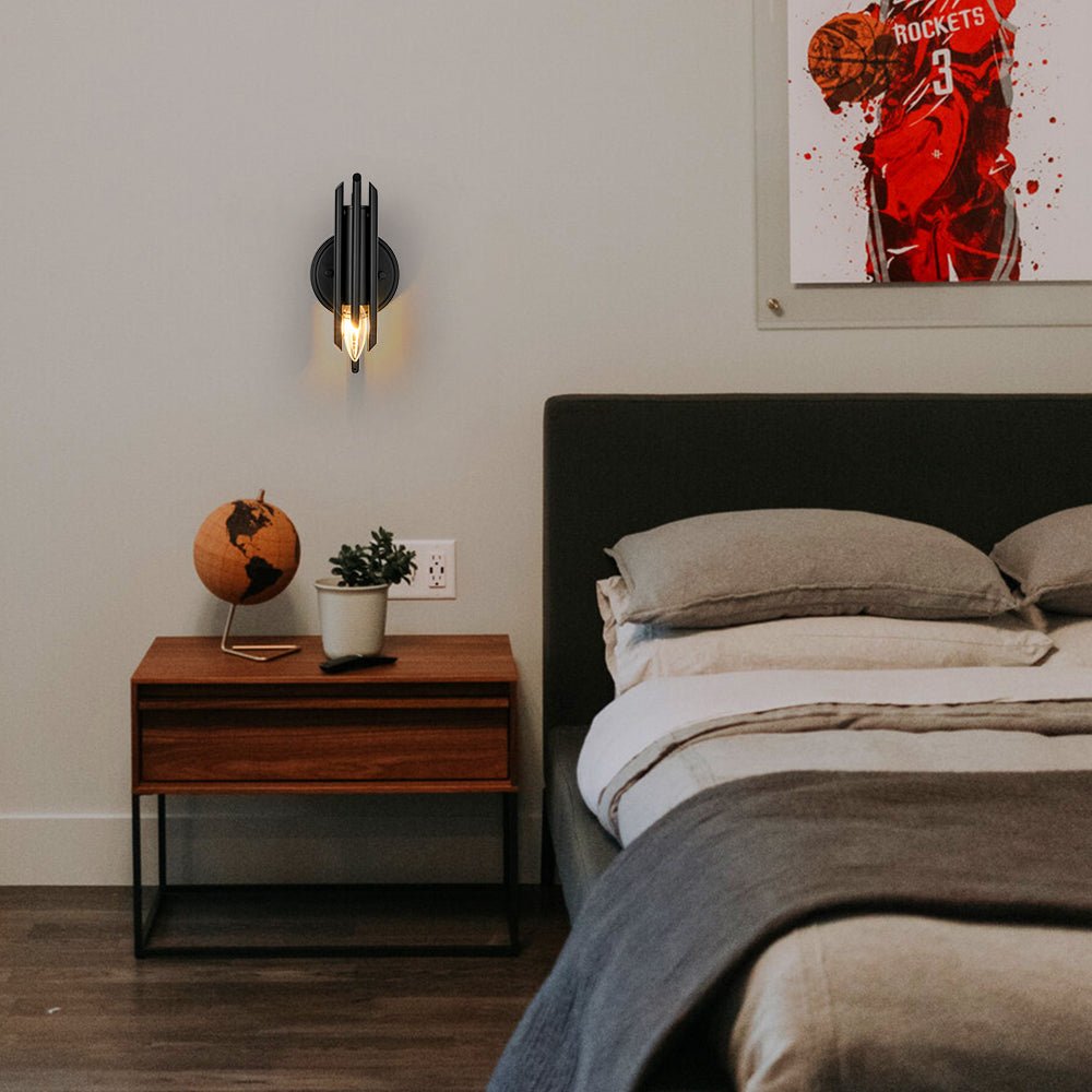 Minimalist 1-Light Simple Small Strip Wall Sconce For Bedside Bathroom 3