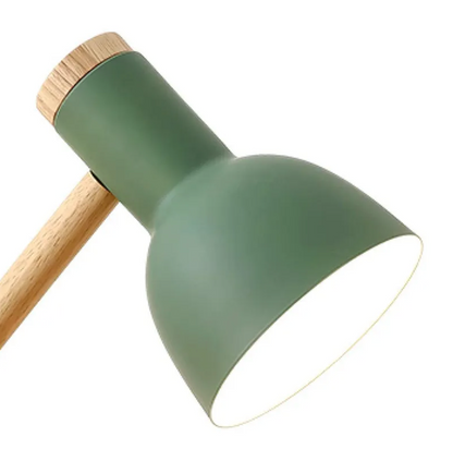 Elara Haus Articulated Wood Table Lamp - Modern Adjustable Reading Light