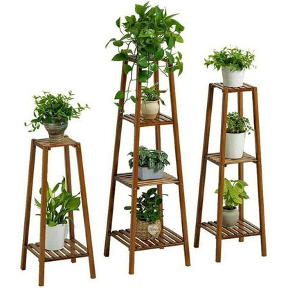 Plants Rack Stand | Bamboo | Indoor, Outdoor Display 5