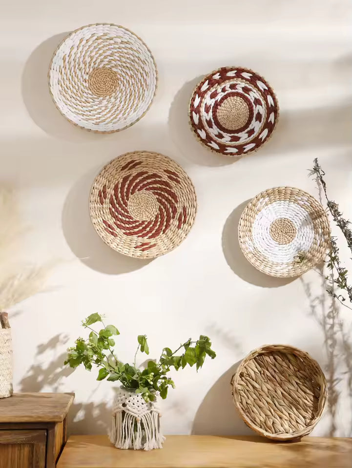 Seagrass Wall Basket | Handwoven Boho Decor 1