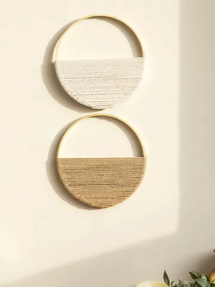 Handwoven Macramé Wall Hanging | Set of 2 0