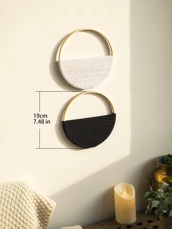 Handwoven Macramé Wall Hanging | Set of 2 2