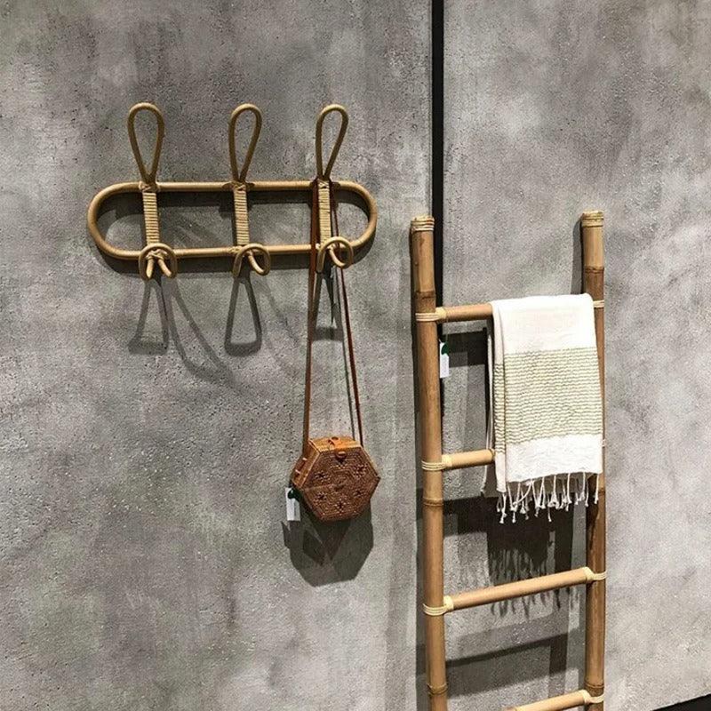 Rattan Braided Wall Hooks | Handmade 1