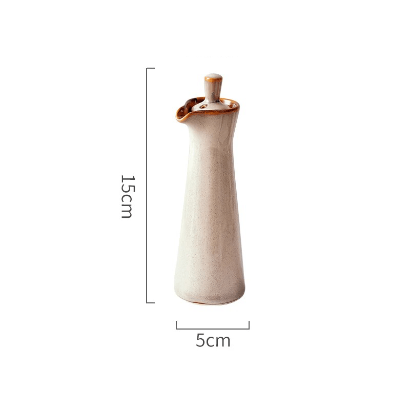 Runned Glazed Dispenser Bottle | Ceramic 0