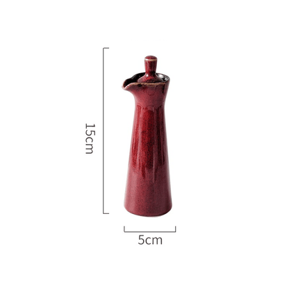 Runned Glazed Dispenser Bottle | Ceramic 6