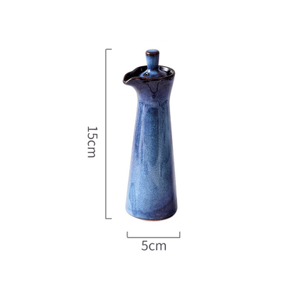 Runned Glazed Dispenser Bottle | Ceramic 7