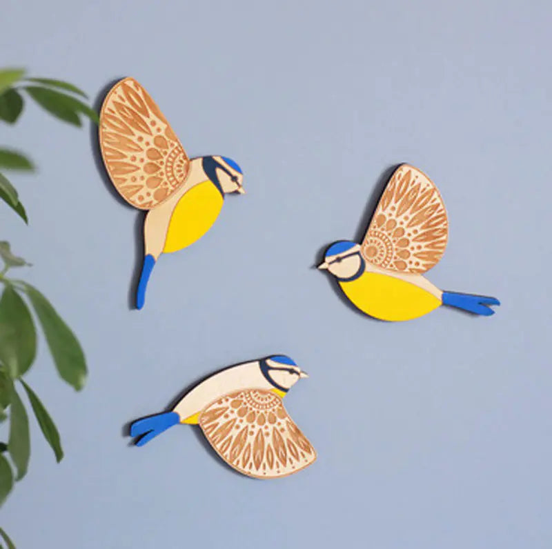 Wooden Bird Wall Decor Set | Living Room 8