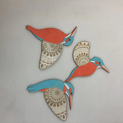 Wooden Bird Wall Decor Set | Living Room 9