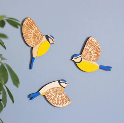 Wooden Bird Wall Decor Set | Living Room 4