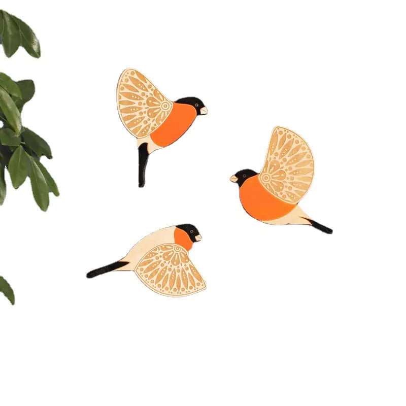 Wooden Bird Wall Decor Set | Living Room 5