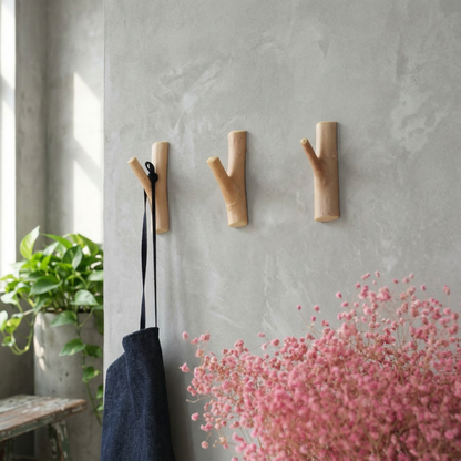 Elara Haus Artisanal Timber Branch Wall Hook