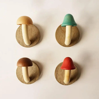 Mushroom Coat Hooks | Colorful & Fun Wall Decor 0