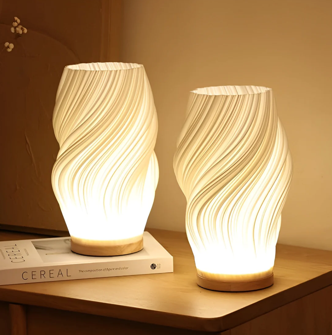 Elara Haus Artistic Curve Table Lamp