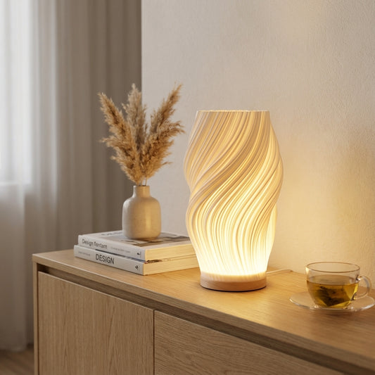 Elara Haus Artistic Curve Table Lamp