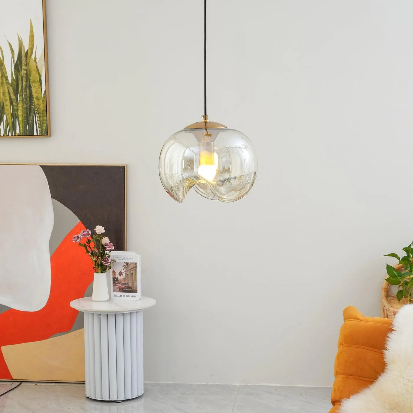 Glass Pendant Lamp – Elegance in an Artistic Form 5