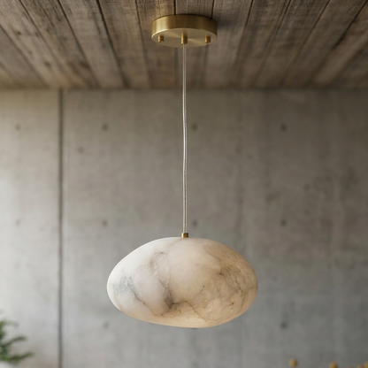 Elara Haus Asymmetric Stone Cluster Pendant Ceiling Light