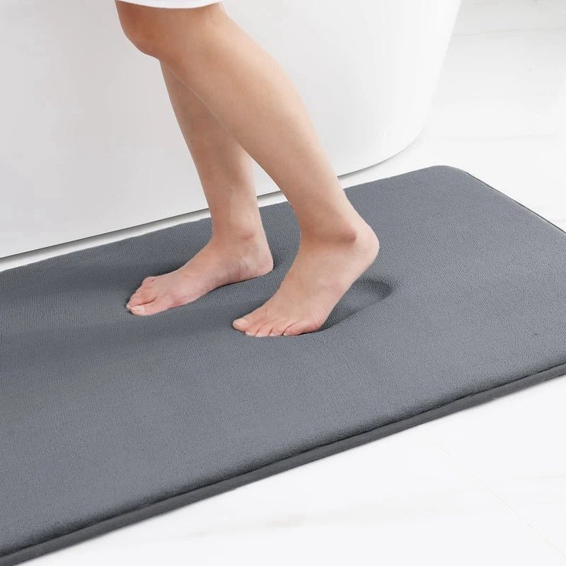 Elara Haus Bath Mat - Velvet Memory Foam Non Slip Bathroom Mats 0