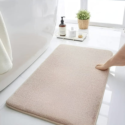 Elara Haus Bath Mat - Velvet Memory Foam Non Slip Bathroom Mats 2