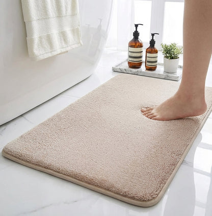 Elara Haus Bath Mat - Velvet Memory Foam Non Slip Bathroom Mats