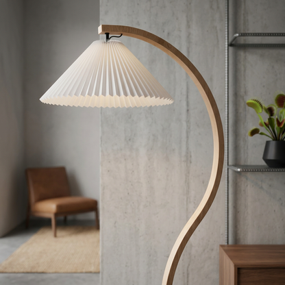 Elara Haus Bentwood Ply Standing Lamp