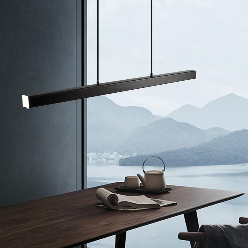 Elara Haus Black Pendant Light - Metal And Acrylic Kitchen Pendant Lighting 0
