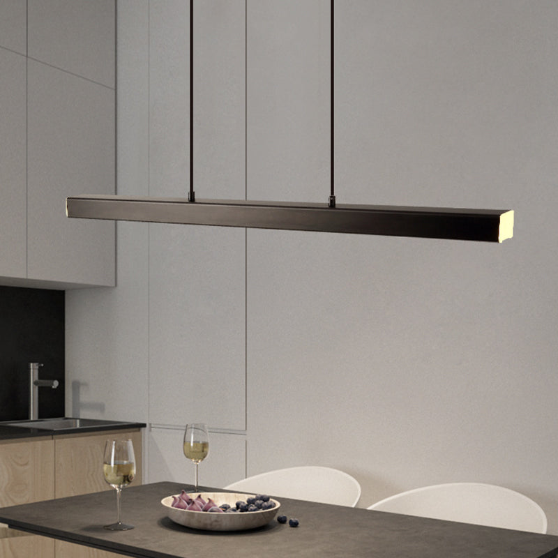Elara Haus Black Pendant Light - Metal And Acrylic Kitchen Pendant Lighting 3