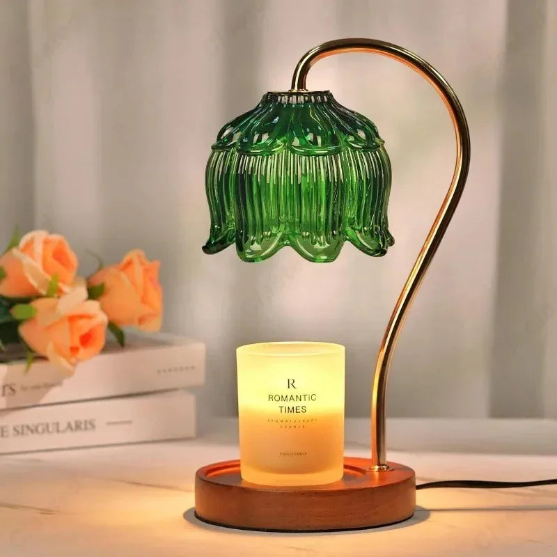 Elara Haus Candle Warmer Lamp - Halogen Elegant Design Electric Candle Warmer 8