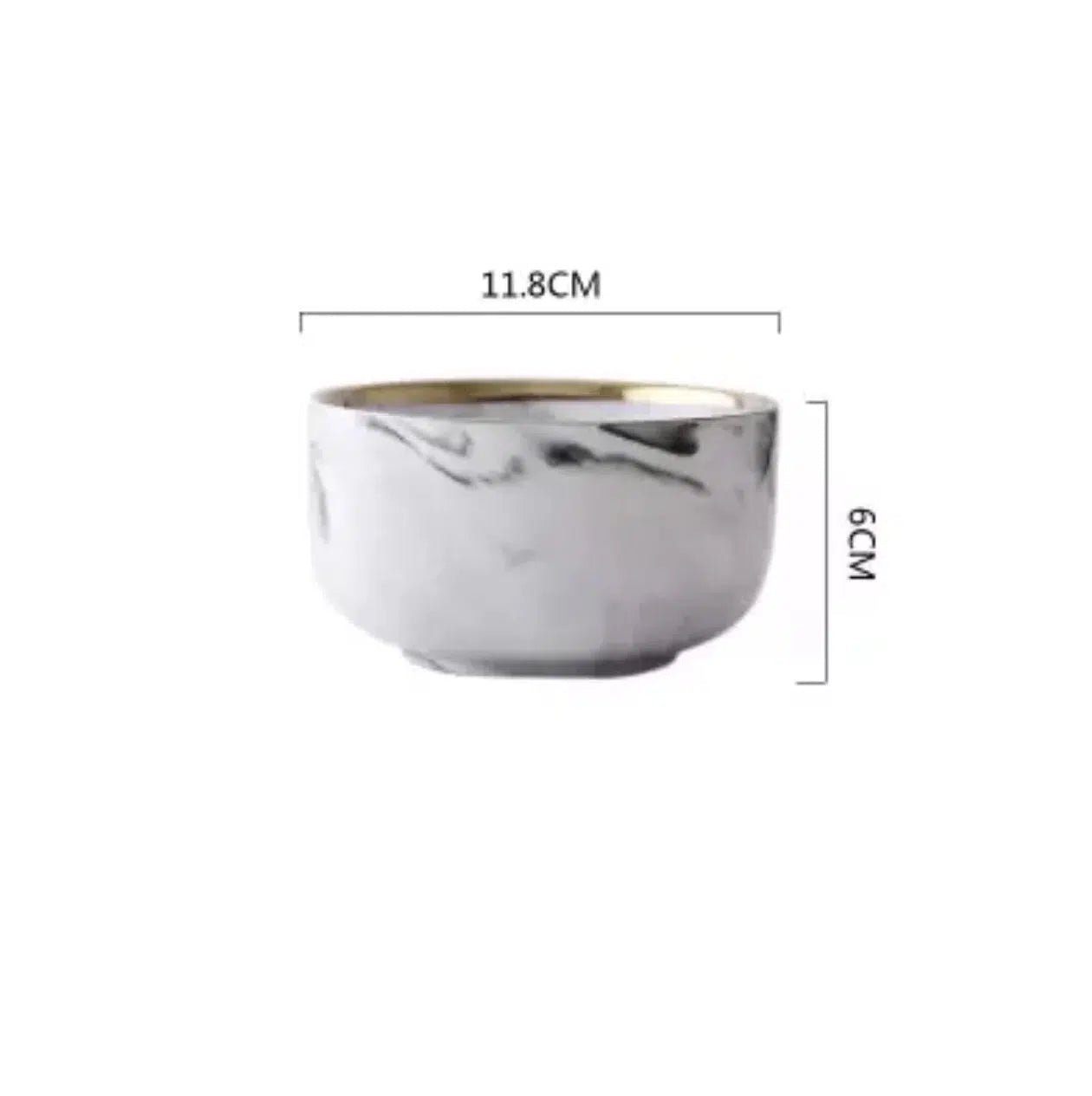 Marble Pattern Porcelain Plate Set 5