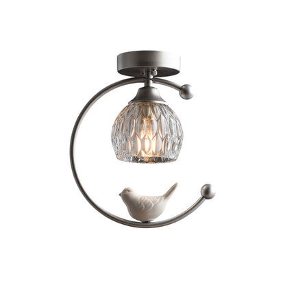 Ceramic Bird Ceiling Lamp 9