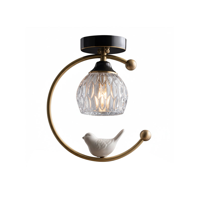 Ceramic Bird Ceiling Lamp 0