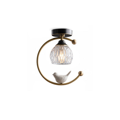 Ceramic Bird Ceiling Lamp 1