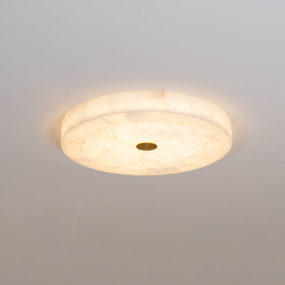 Round Mosaic Alabaster Ceiling Lamp 9