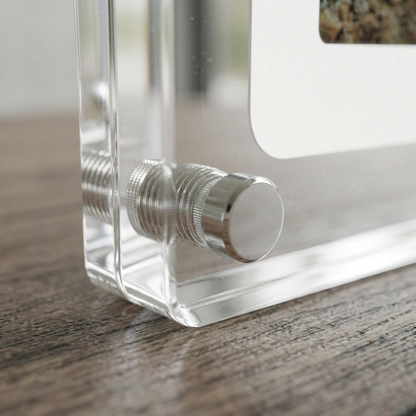 Elara Haus Clear Acrylic Digital Motion Photo Frame